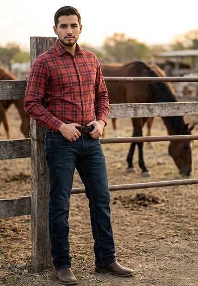 Men's Western Dress Shirt