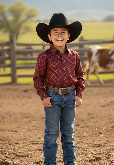 Kid's Fashion Western Shirt