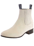 Canelo Charro Boot Suede In Bone 229