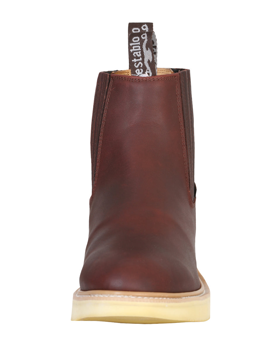 Establo Men’s Work Ankle Boot - Grasso Leather

 - Shedron 321