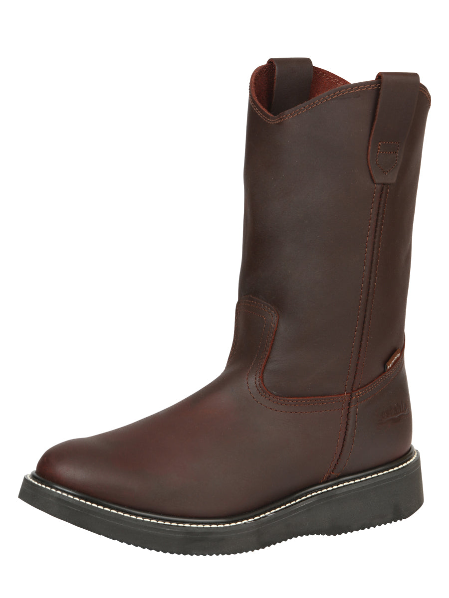 Establo Men’s Work Boot Grasso Leather

 - Vino 24962