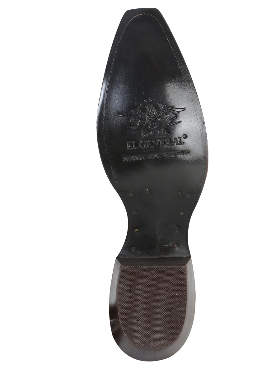 El General Limited Edition Western Boot - Nobuck Camel 34513