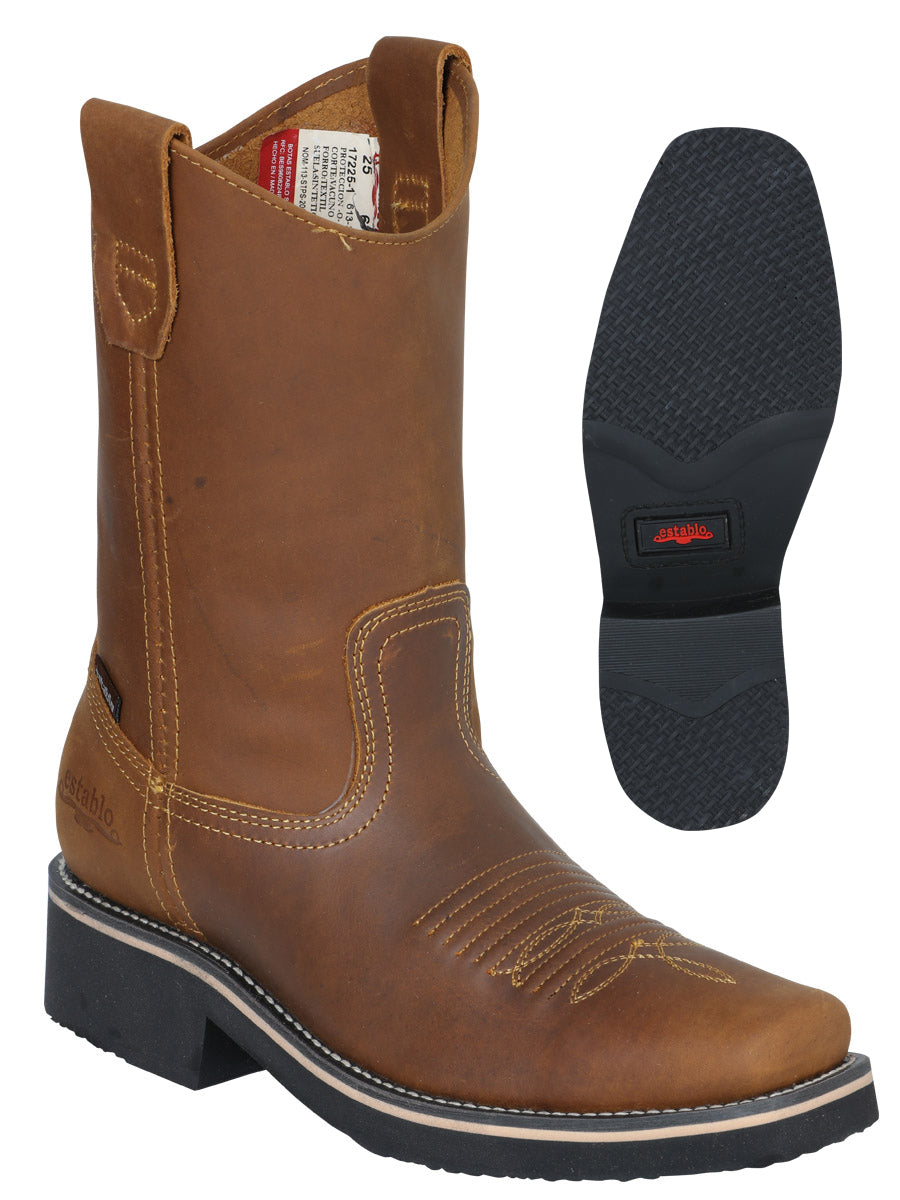 Establo Men’s Work Boot - Crazy Leather in Mango

 41530