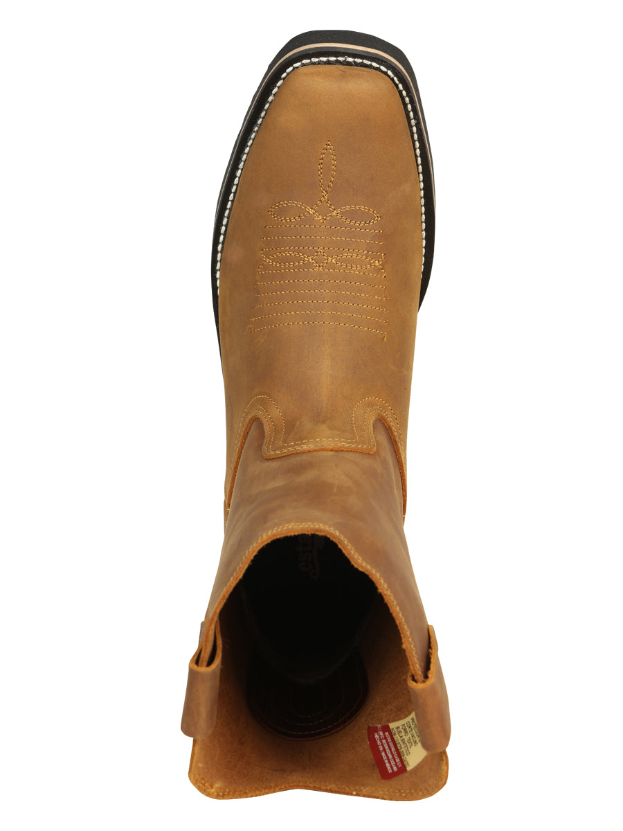 Establo Men’s Work Boot - Crazy Leather in Mango

 41530