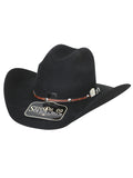 El Senor de los Cielos Felt Western Hat 50x Black 41675