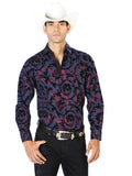 Navy Casual Long Sleeve  Shirt 43584