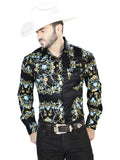 Black Gold Casual Long Sleeve Shirt 44083