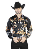Black Gold  Casual Long Sleeve Shirt 44085