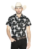 El General Western Shirt - Black 44447