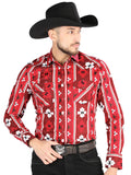 El General - Casual Long Sleeve Shirt - Rojo 44472