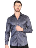 El General Navy Blue Casual Long-Sleeve Shirt 44551