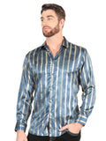 El General Teal Casual Long-Sleeve Shirt 44580