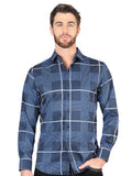 El General Blue Casual Long-Sleeve Shirt 44600