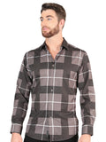El General Grey Casual Long-Sleeve Shirt 44602