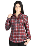 El General  -  Casual Long-Sleeve Shirt  - Red/Black 44727