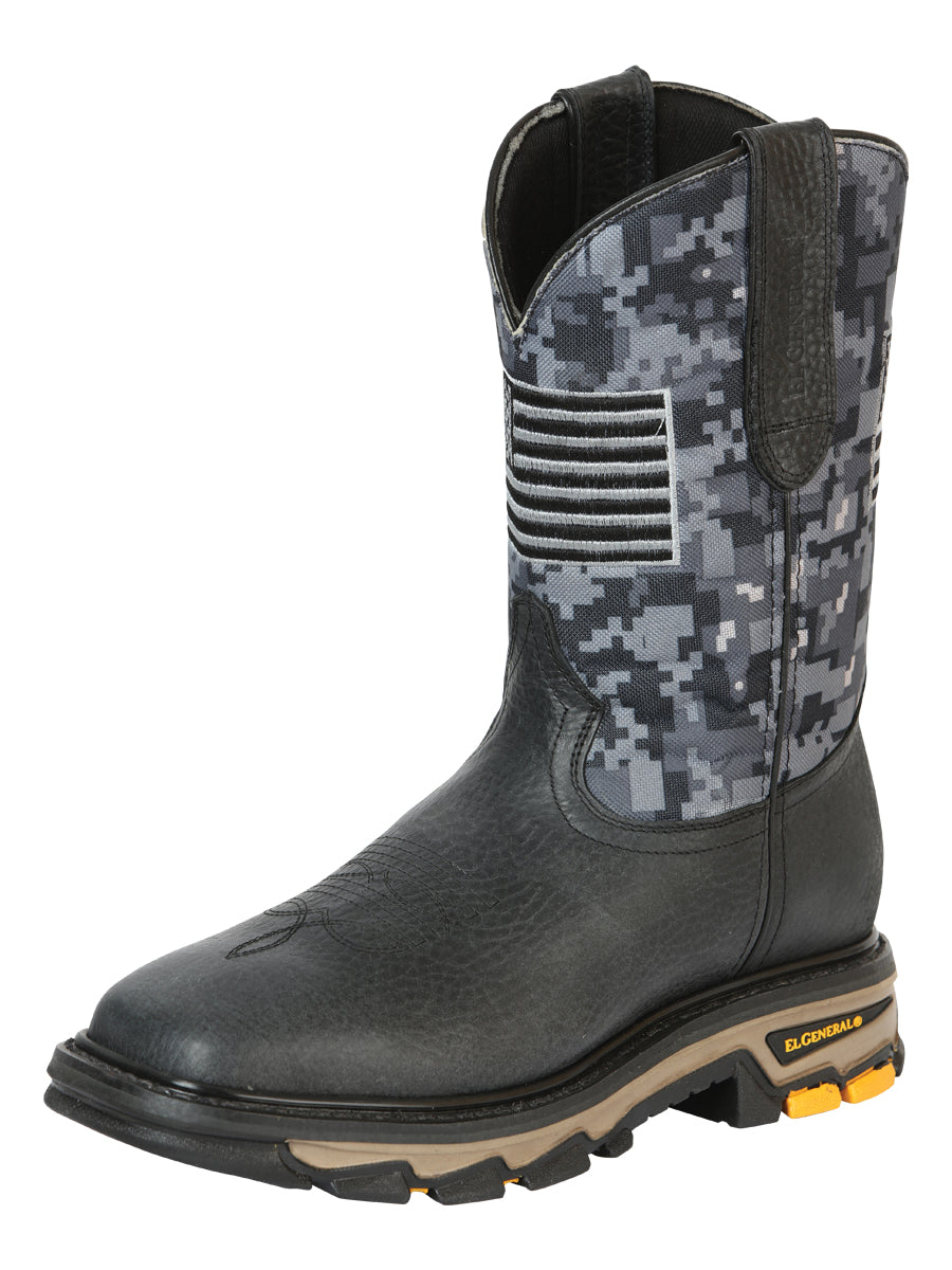 El General Men’s Work Boot - Bull Fight Leather - Black

  44756