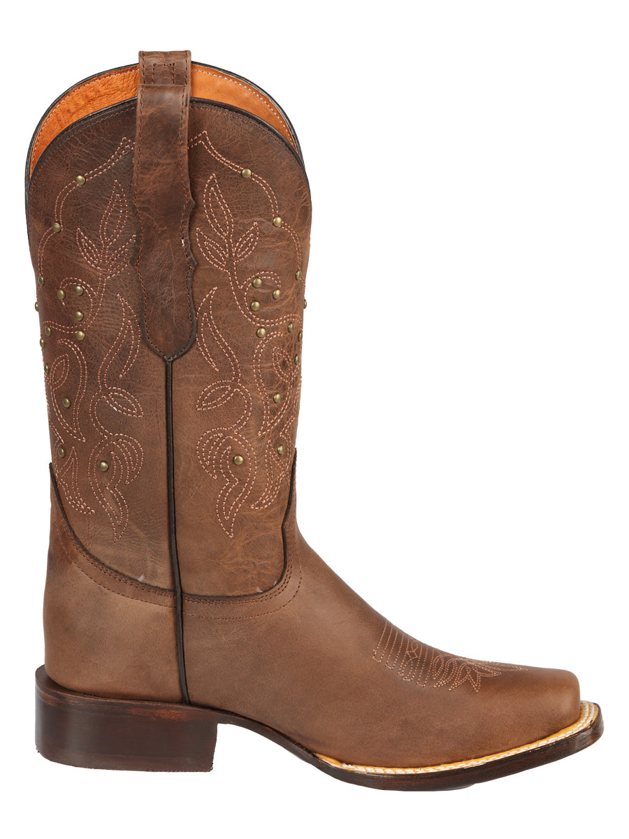 El General Women’s Rodeo Boot  - Alazan Brown 44853