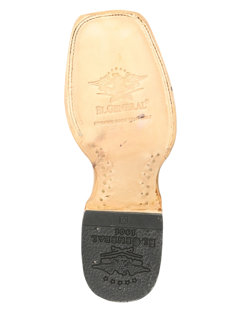 El General Men's Exotic Monster Fish Rodeo Cowboy Boots - Orix  45086