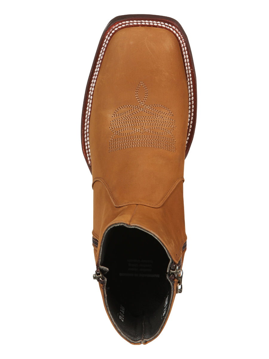 El Canelo Men’s Ankle Boots - Nobuck Taupe 45212