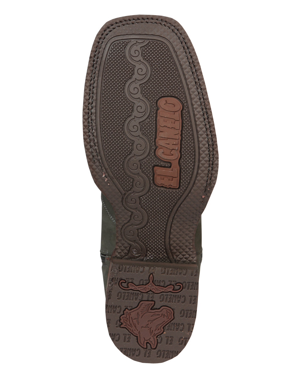 El Canelo Men’s Ankle Boots - Nobuck Gray 45213