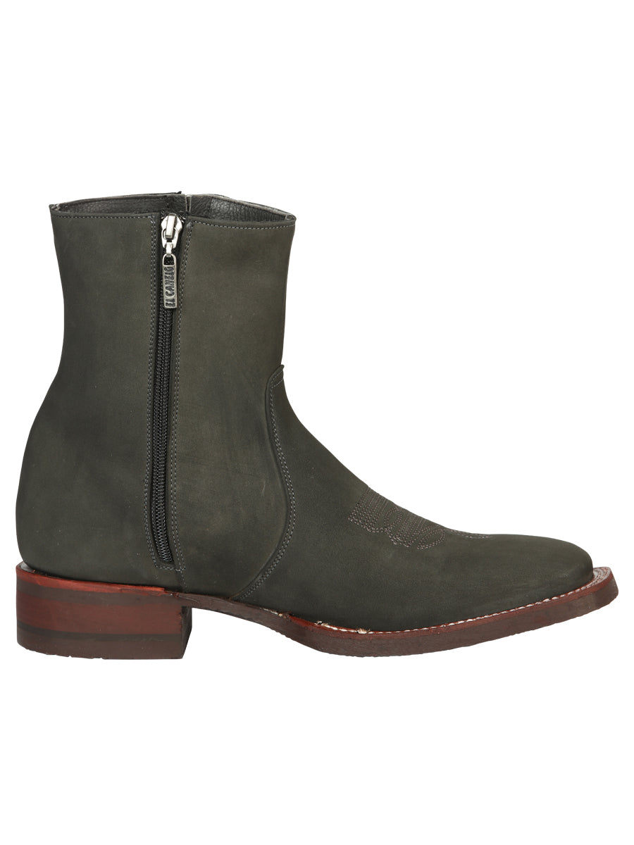 El Canelo Men’s Ankle Boots - Nobuck Gray 45213