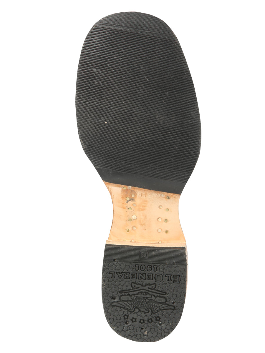 El General Men’s Ankle Boots - Bull Neck Leather Moka 45341