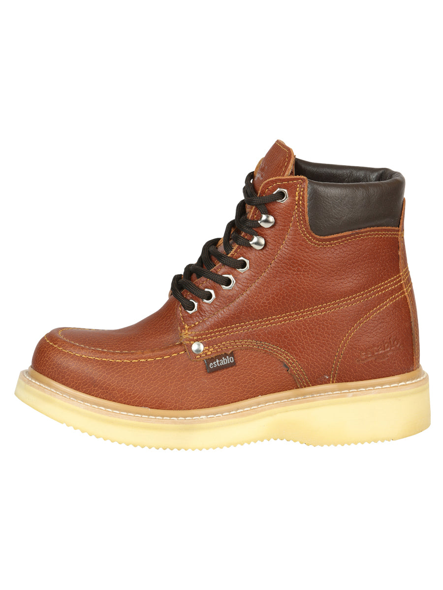 Establo Men’s Work Boot - Grizzly Honey Lace-Up 45428