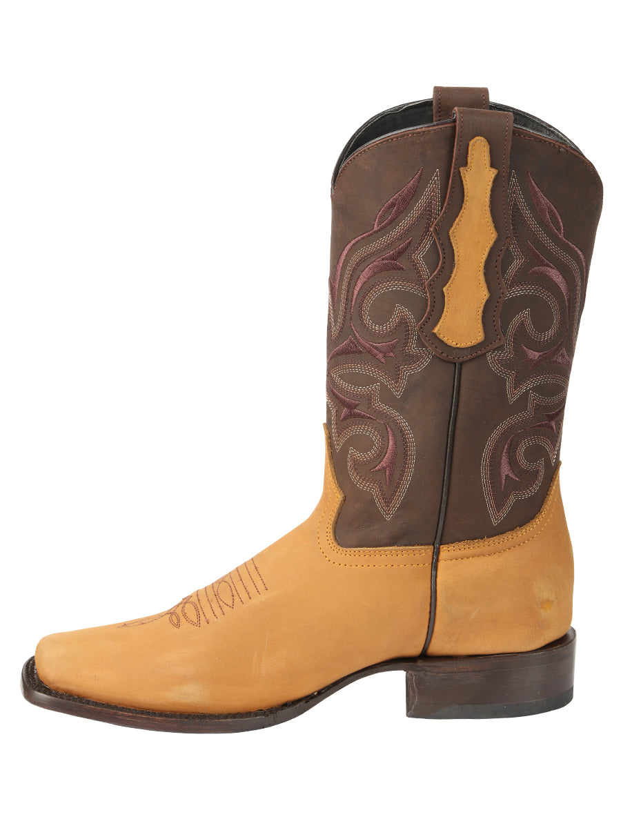El General Men’s Rodeo Boots - Papaya 45526