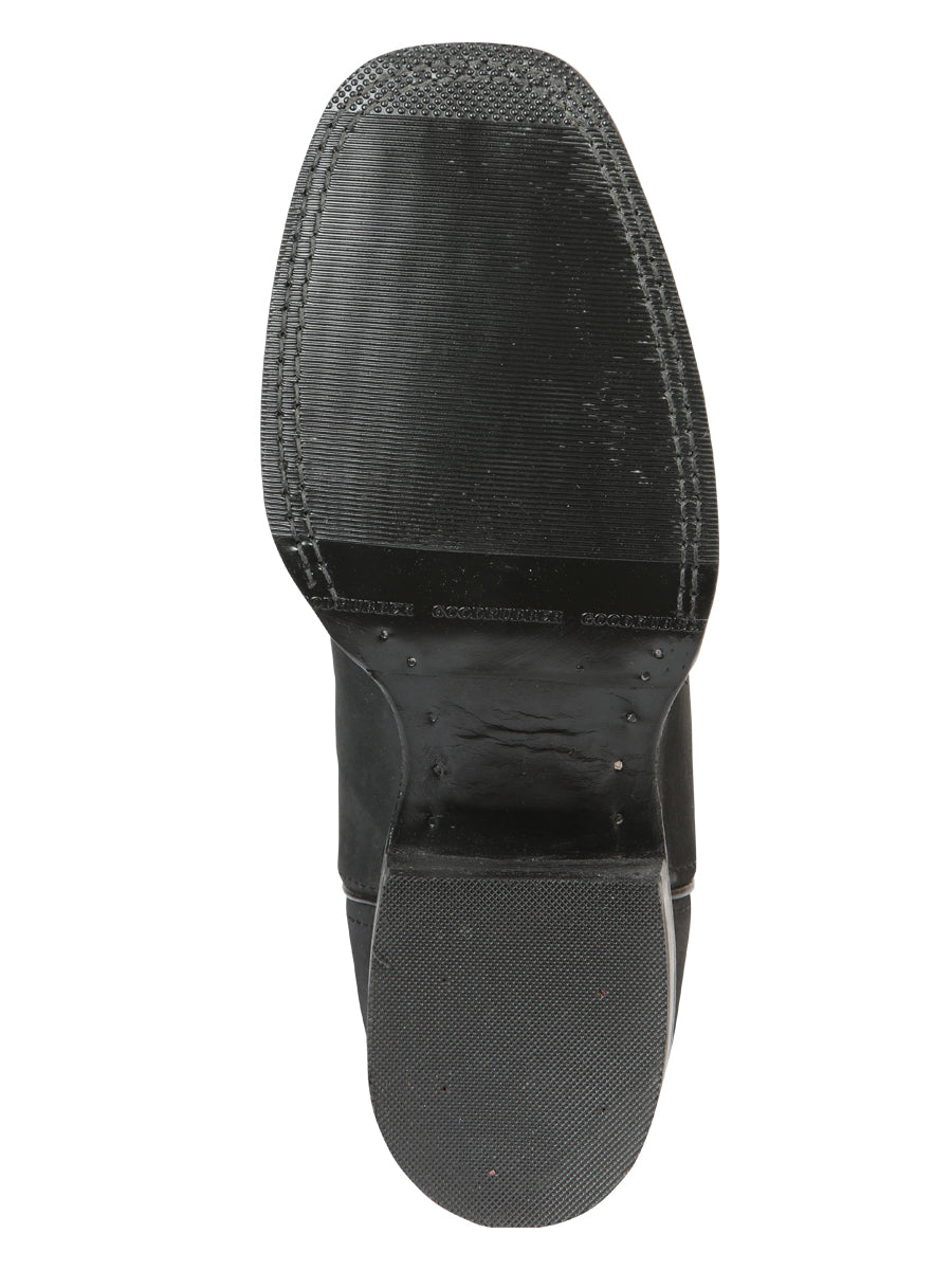 El General Men’s Rodeo Boot Nobuck Leather

 - Black 45567