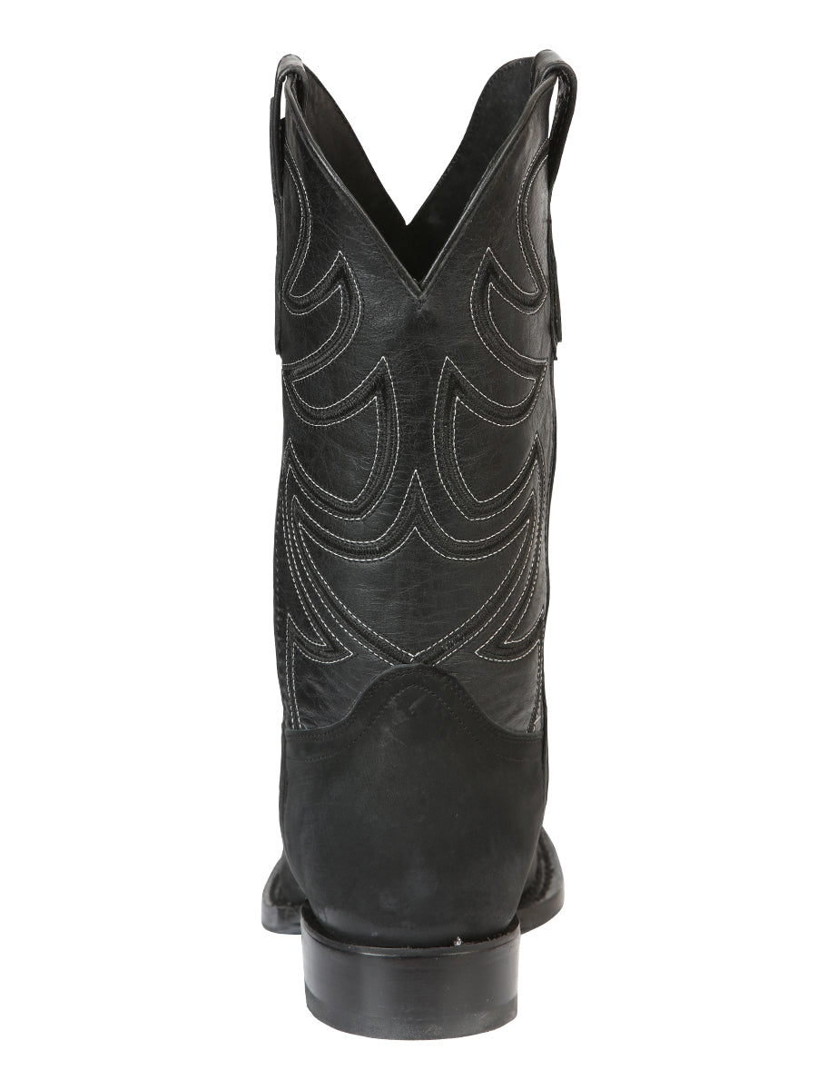 El General Men’s Rodeo Boot Nobuck Leather

 - Black 45567