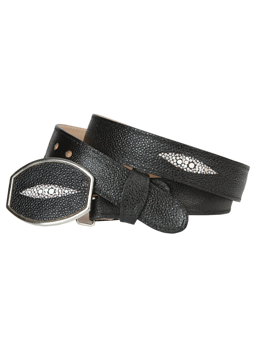 Men’s Vaquero Belt El General Imitation Stingray 45574