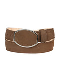 Men’s Western Belt El General Nubuck - Camel 45576