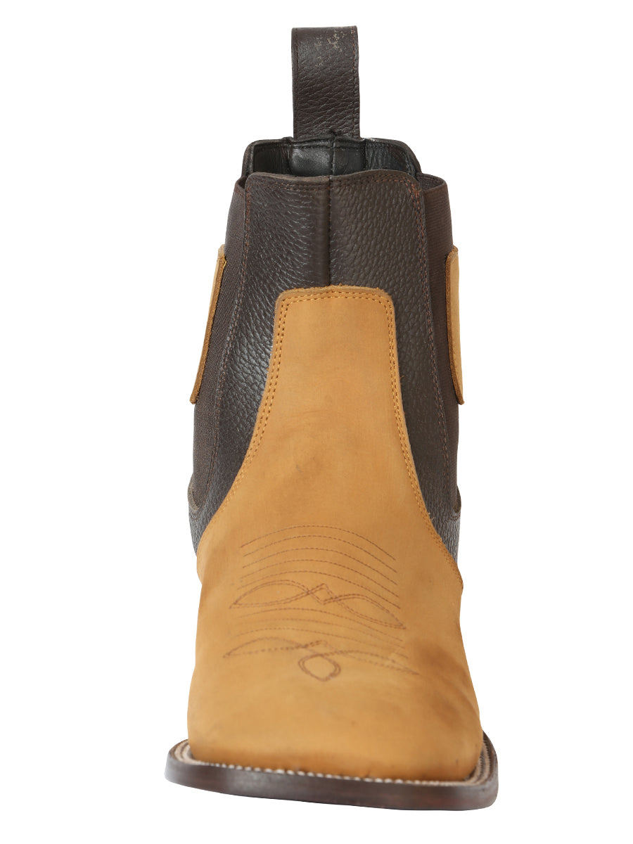 El General Men’s Nobuck Ankle Boots - Honey 45582