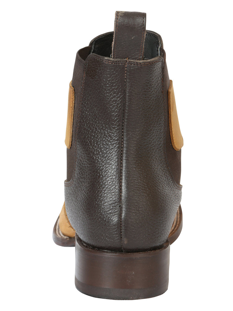 El General Men’s Nobuck Ankle Boots - Honey 45582