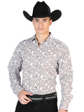White Casual Long Sleeve Shirt 126272