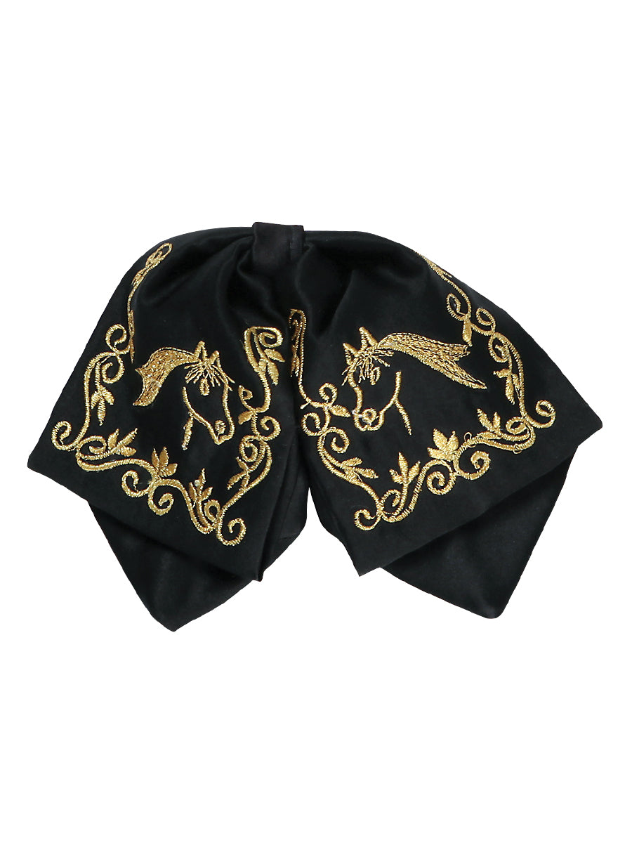 Kids 
Mexican Charro Bow Tie 100% Polyester Black/Gold  600148
