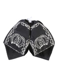 Kids 
Mexican Charro Bow Tie 100% Polyester Black/Gold  601813
