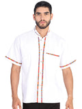 Mexican Artisanal Guayabera100% Cotton White 601822