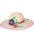 Artisanal Mexican Handcrafted Hat Palm Leaf Multicolor 602597