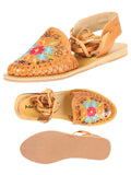 Mexican Artisanal Sandals Leather Honey 604020
